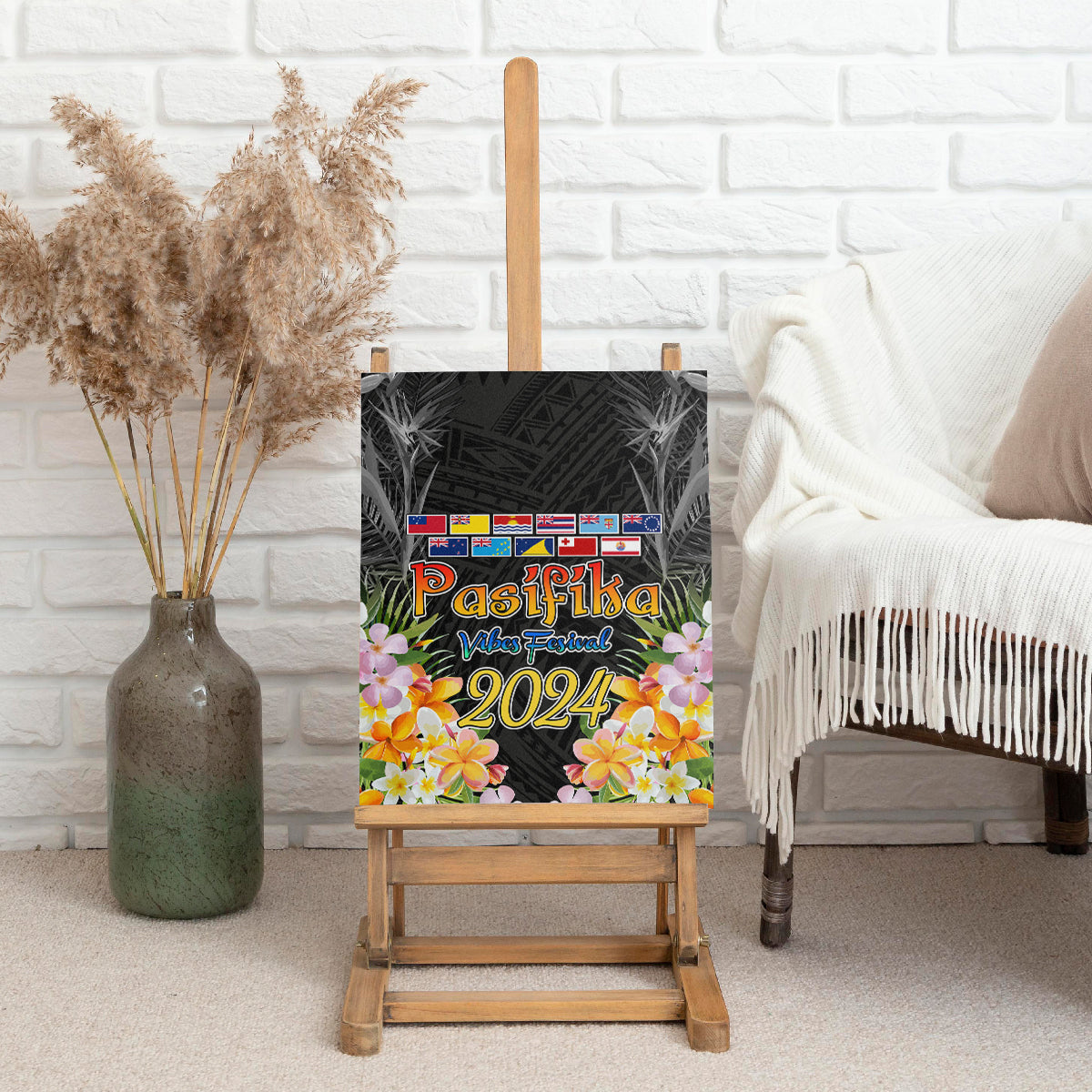 Pasifika Vibes Festival 2024 Auckland Canvas Wall Art LT9 - Polynesian Pride