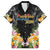 Pasifika Vibes Festival 2024 Auckland Family Matching Off Shoulder Maxi Dress and Hawaiian Shirt LT9 Dad's Shirt - Short Sleeve Black - Polynesian Pride