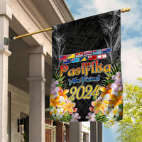 Pasifika Vibes Festival 2024 Auckland Garden Flag LT9 House Flag Black - Polynesian Pride