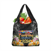 Pasifika Vibes Festival 2024 Auckland Grocery Bag LT9 1-pack One Size Black - Polynesian Pride