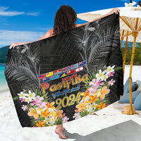 Pasifika Vibes Festival 2024 Auckland Sarong LT9 One Size 44 x 66 inches Black - Polynesian Pride