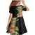 Hawaii Tropical Flowers Tribal Pattern Family Matching Mermaid Dress and Hawaiian Shirt No1 LT9 - Polynesian Pride