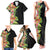 Hawaii Tropical Flowers Tribal Pattern Family Matching Tank Maxi Dress and Hawaiian Shirt No1 LT9 - Polynesian Pride