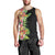 Hawaii Tropical Flowers Tribal Pattern Men Tank Top No1 LT9 - Polynesian Pride