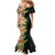 Hawaii Tropical Flowers Tribal Pattern Mermaid Dress No1 LT9 - Polynesian Pride