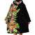 Hawaii Tropical Flowers Tribal Pattern Wearable Blanket Hoodie No1 LT9 - Polynesian Pride