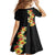 Hawaii Tropical Flowers Tribal Pattern Family Matching Summer Maxi Dress and Hawaiian Shirt No2 LT9 - Polynesian Pride