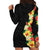 Hawaii Tropical Flowers Tribal Pattern Hoodie Dress No2 LT9 - Polynesian Pride