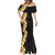 Hawaii Tropical Flowers Tribal Pattern Mermaid Dress No2 LT9 - Polynesian Pride