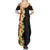 Hawaii Tropical Flowers Tribal Pattern Summer Maxi Dress No2 LT9 - Polynesian Pride