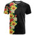 Hawaii Tropical Flowers Tribal Pattern T Shirt No2 LT9 Black - Polynesian Pride