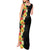 Hawaii Tropical Flowers Tribal Pattern Tank Maxi Dress No2 LT9 - Polynesian Pride