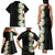 Hawaii Tropical Flowers Tribal Pattern Family Matching Tank Maxi Dress and Hawaiian Shirt No3 LT9 - Polynesian Pride