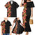 Hawaii Tropical Flowers Tribal Pattern Family Matching Mermaid Dress and Hawaiian Shirt No4 LT9 - Polynesian Pride