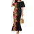 Hawaii Tropical Flowers Tribal Pattern Mermaid Dress No4 LT9 Women Black - Polynesian Pride