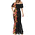 Hawaii Tropical Flowers Tribal Pattern Mermaid Dress No4 LT9 - Polynesian Pride