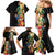 Hawaii Tropical Flowers Tribal Pattern Family Matching Mermaid Dress and Hawaiian Shirt No5 LT9 - Polynesian Pride