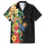 Hawaii Tropical Flowers Tribal Pattern Hawaiian Shirt No5 LT9 Black - Polynesian Pride