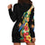 Hawaii Tropical Flowers Tribal Pattern Hoodie Dress No5 LT9 - Polynesian Pride