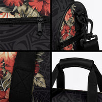 Hawaii Tropical Flowers Tribal Pattern Duffle Bag No6 LT9 - Polynesian Pride