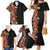 Hawaii Tropical Flowers Tribal Pattern Family Matching Mermaid Dress and Hawaiian Shirt No6 LT9 - Polynesian Pride