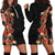 Hawaii Tropical Flowers Tribal Pattern Hoodie Dress No6 LT9 - Polynesian Pride