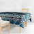 Personalised Aotearoa Niho Taniwha Motif Tablecloth Blue Style