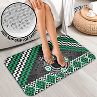 Personalised Aotearoa Niho Taniwha Motif Bathroom Set Green Style LT9 - Polynesian Pride
