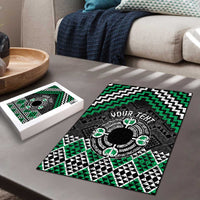 Personalised Aotearoa Niho Taniwha Motif Puzzle Green Style LT9 - Polynesian Pride
