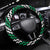 Aotearoa Niho Taniwha Motif Steering Wheel Cover Green Style