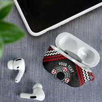 Personalised Aotearoa Niho Taniwha Motif AirPods Case Red Style LT9 - Polynesian Pride