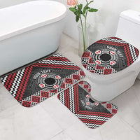 Personalised Aotearoa Niho Taniwha Motif Bathroom Set Red Style LT9 - Polynesian Pride