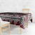 Personalised Aotearoa Niho Taniwha Motif Tablecloth Red Style