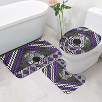 Personalised Aotearoa Niho Taniwha Motif Bathroom Set Violet Style LT9 - Polynesian Pride