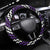 Aotearoa Niho Taniwha Motif Steering Wheel Cover Violet Style