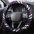 Aotearoa Niho Taniwha Motif Steering Wheel Cover Violet Style