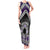 Personalised Aotearoa Niho Taniwha Motif Tank Maxi Dress Violet Style