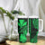 Kakau Polynesian Tribal Hawaiian Turtle Tumbler With Handle with Kanaka Maoli Green