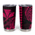 Kakau Polynesian Tribal Hawaiian Turtle Tumbler Cup with Kanaka Maoli Pink