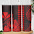 Kakau Polynesian Tribal Hawaiian Turtle Skinny Tumbler with Kanaka Maoli Red