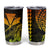 Kakau Polynesian Tribal Hawaiian Turtle Tumbler Cup with Kanaka Maoli Reggae