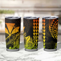 Kakau Polynesian Tribal Hawaiian Turtle Tumbler Cup with Kanaka Maoli Reggae LT9 - Polynesian Pride