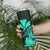 Kakau Polynesian Tribal Hawaiian Turtle Skinny Tumbler with Kanaka Maoli Turquoise