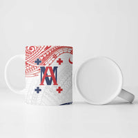 Kingdom of Uvea 1842-1860 Personalized Ceramic Mug Wallis and Futuna Polynesian Tribal Pattern LT9 - Polynesian Pride