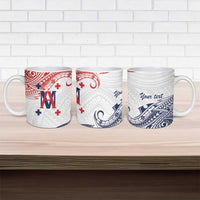 Kingdom of Uvea 1842-1860 Personalized Ceramic Mug Wallis and Futuna Polynesian Tribal Pattern LT9 - Polynesian Pride