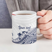 Kingdom of Uvea 1842-1860 Personalized Ceramic Mug Wallis and Futuna Polynesian Tribal Pattern LT9 - Polynesian Pride