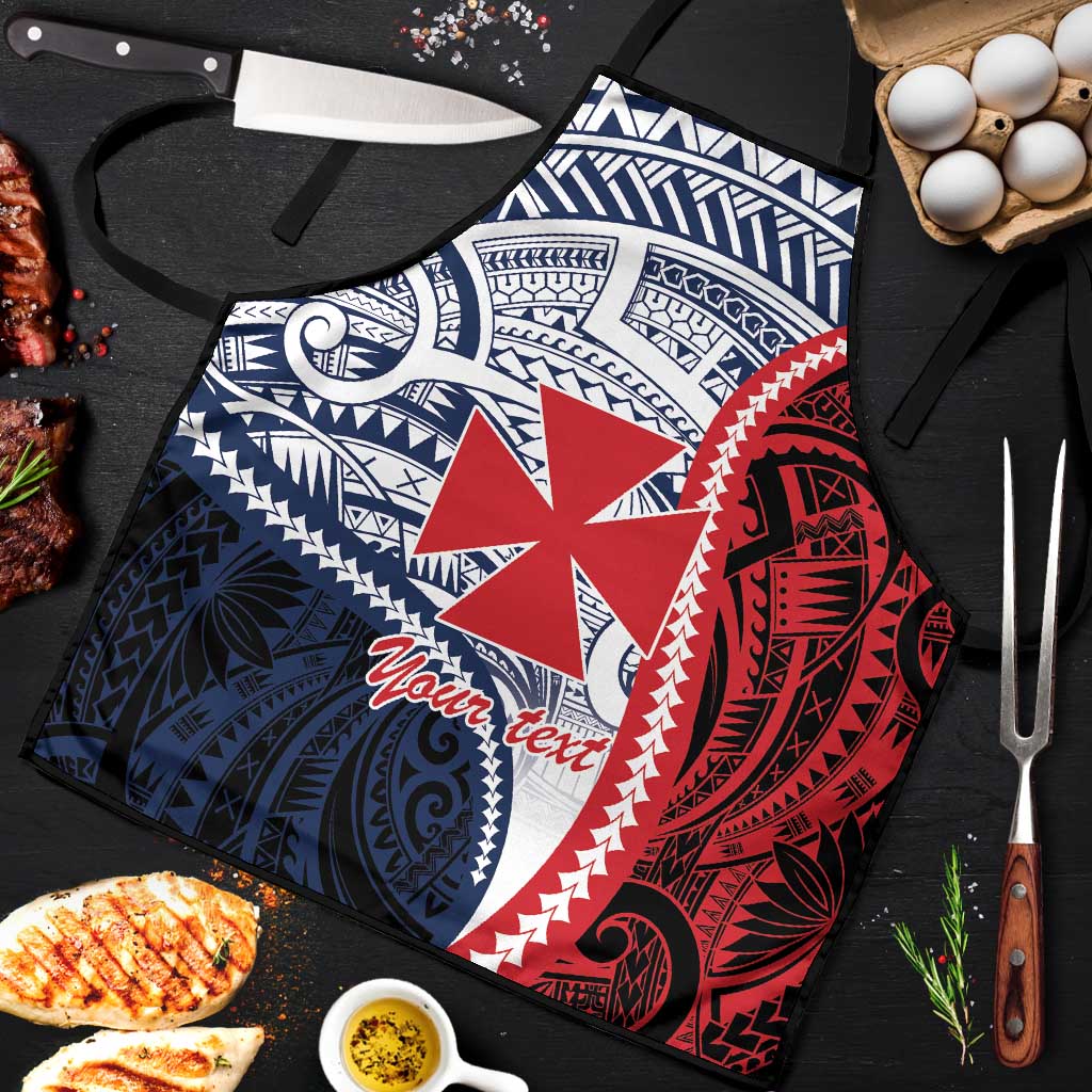 Kingdom of Uvea 1860-1886 Personalized Apron Wallis and Futuna Polynesian Tribal Pattern LT9 Red - Polynesian Pride