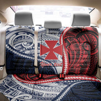 Kingdom of Uvea 1860-1886 Personalized Back Car Seat Cover Wallis and Futuna Polynesian Tribal Pattern LT9 - Polynesian Pride