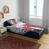 Kingdom of Uvea 1860-1886 Personalized Bedding Set Wallis and Futuna Polynesian Tribal Pattern LT9 - Polynesian Pride