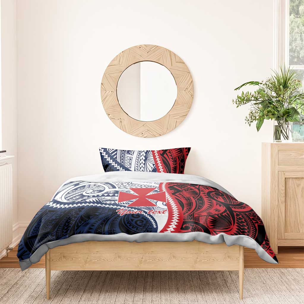 Kingdom of Uvea 1860-1886 Personalized Bedding Set Wallis and Futuna Polynesian Tribal Pattern LT9 - Polynesian Pride